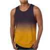 Mens Tank Tops Summer Muscle Shirts Sleeveless Workout Tank Top Gym Athletic Tee Fitness Bodybuilding Sleeveless T Shirt, Medium, A01_yellow view 1