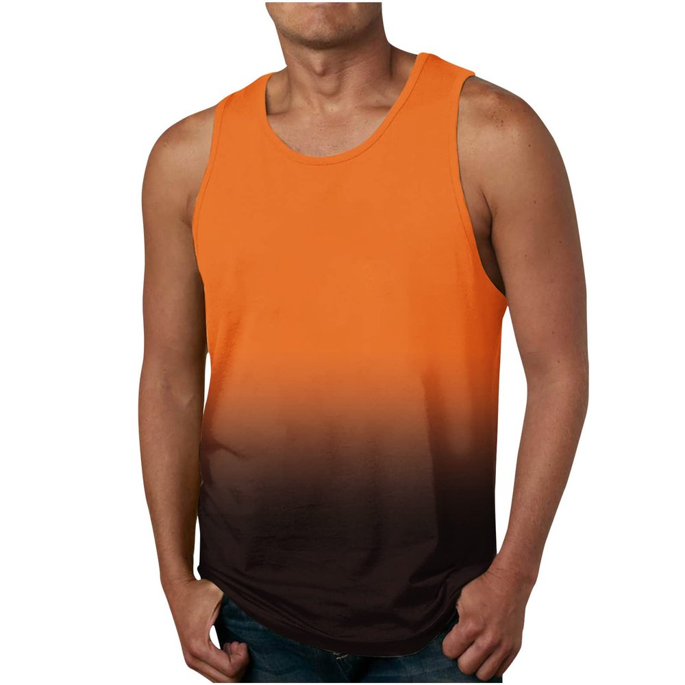 Mens Tank Tops Summer Muscle Shirts Sleeveless Workout Tank Top Gym Athletic Tee Fitness Bodybuilding Sleeveless T Shirt
