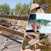 Telescoping Ice Fishing Rod Pole Winter Light Ice Fishing Rod Lightweight Material Handle Fishing Rod view 3