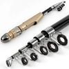 Telescoping Ice Fishing Rod Pole Winter Light Ice Fishing Rod Lightweight Material Handle Fishing Rod view 4