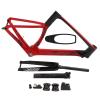 Kuuleyn Road Frame with Front Fork Stem Internal Routing Disc Brake Carbon Fiber Frame Assembly Kit Fiber Road Frameset (M-52CM) view 1