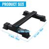 RAILEN Heavy Duty Steel Calf Raise Bar, Standing Calf Raise Machine, Calf Stretching Squat, Foot Stretch, Anti-Slip Solid Calf Block for Home and Gym, Black view 2