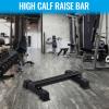 RAILEN Heavy Duty Steel Calf Raise Bar, Standing Calf Raise Machine, Calf Stretching Squat, Foot Stretch, Anti-Slip Solid Calf Block for Home and Gym, Black view 3