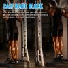 RAILEN Heavy Duty Steel Calf Raise Bar, Standing Calf Raise Machine, Calf Stretching Squat, Foot Stretch, Anti-Slip Solid Calf Block for Home and Gym, Black view 4