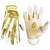HANDLANDY Youth Football Gloves for Boys Girls, Sticky Wide Receiver Gloves for Kids, Junior Flag Football Gloves (Yellow, Youth L&Adult S) view 1