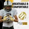 HANDLANDY Youth Football Gloves for Boys Girls, Sticky Wide Receiver Gloves for Kids, Junior Flag Football Gloves (Yellow, Youth L&Adult S) view 4