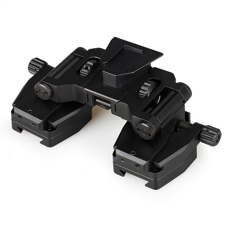 Binocular Bridge System, Outdoor Night Vision Helmet Mount, Metal Helmet Mount, PVS-14 Helmet Mount, Black