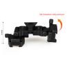 Binocular Bridge System, Outdoor Night Vision Helmet Mount, Metal Helmet Mount, PVS-14 Helmet Mount, Black view 3