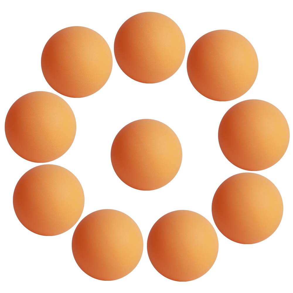 Balls, Table Tennis Balls 40+ Diameter 10PCS Yellow ABS Degradable Seamless Table Tennis Ball for All Kinds of Entertainment Competition