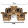 Binocular Bridge System, Outdoor Night Vision Helmet Mount, Metal Helmet Mount, PVS-14 Helmet Mount, Tan view 2