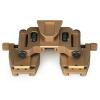 Binocular Bridge System, Outdoor Night Vision Helmet Mount, Metal Helmet Mount, PVS-14 Helmet Mount, Tan view 4
