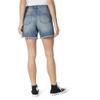 FRAYED Jeans Women's Mid Rise Midi Denim Short Standard view 3
