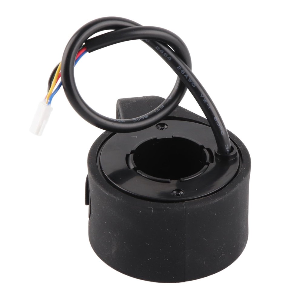 Thumb Throttle, Electric Scooter Throttle Raised Stripes Designed ABS Single Button Electric Scooter Thumb Throttle for Replacement Broken or Old Throttle Accelerator