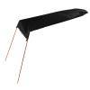 Kayak Canopy, Kayak Sun Shade with Simple Design Oxford Fabric Kayak Sail for Outdoor Activities (Black) view 1