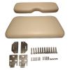 AKWH Golf Cart Front Seat Assembly Cushion and Seat Back Replacement for EZGO Medalist TXT 1994-2013 Comfortable Backrest & Bottom Seat Cushion, Tan view 4