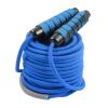 30 FT Long Jump Rope for Kids Adults,Double Dutch Jump Rope,Adjustable Skipping Ropes with High-strength Nylon Braided Rope Core,360Rotation Not Entangled,Long Enough for 6-10 Jumpers.Blue view 1