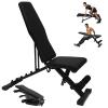 Ucootifly Adjustable Weight Bench for Full Body Workout Strength Training Sit-up Chair Multi-Purpose Foldable incline/decline Bench for Full Body Workout with Fast Folding view 1