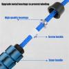 16 FT Long Jump Rope for Kids Adults,Double Dutch Jump Rope,Adjustable Skipping Ropes with High-strength Nylon Braided Rope Core,360Rotation Not Entangled,Long Enough for 2-4 Jumpers.Blue view 3