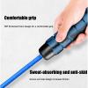 16 FT Long Jump Rope for Kids Adults,Double Dutch Jump Rope,Adjustable Skipping Ropes with High-strength Nylon Braided Rope Core,360Rotation Not Entangled,Long Enough for 2-4 Jumpers.Blue view 4
