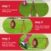 Ziopetru Football Kicking Stand, Durable All Metal Football Kicking Tee Holder for Field Goal and Place Kicks of Football, Adult and Youth Football Training Equipment view 4