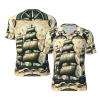 Stylish Athletic Sports Jersey Antique-Sailboats-Ship-Wheel Men's Rugby Jersey Small Black view 1