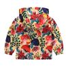 NineFit Basics Baby Girl Rain Jacket Baby Girls Hooded Jacket Floral Pattern Coat Windbreaker for Spring/Autumn Baby Rain Coat (Yellow, 3-4 Years) view 2
