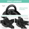 VINTEAM Heavy-Duty Ground Anchor with Spacious Internal Storage for Multiple Chain Locks, Perfect for Motorcycle and Bike Security - Features Reliable Fastening Points and Convenient Foldable Design view 2