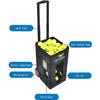 GYQSSD Portable Automatic Tennis Ball Launcher, Smart Automatic Ball Throwing Machine, Adjustable Angle, Speed, Rotation, 50 Ball Capacity - Beginners Sports Practice view 2