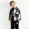 Ayzozuy Toddler Boy Clothes Letter Plaid Shirt + Dinosaurs Print Pants 2 Pieces Boy Fall Winter Outfits Set(3-4T) view 2
