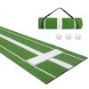 Softball Pitching Mat,10' x 3' Softball Pitching Mound with Pitching Rubber,for Pitchers Indoor Outdoor Pitching Practice,5mm Bottom (Green) view 1