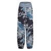 Beach Pants for Women Petite Plus Size Womens Elastic High Waisted Palazzo Pants Casual Wide Leg Long Lounge Pant Trousers with Pocket Boho Clothes for Women Hippie Plus Size Harem Boho Clothes view 3