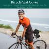 GEEHUA Bike Seat Covers, 2Pcs Waterproof Bicycle Seat Cover Bicycle Saddle Rain Dust Cover with Elastic Bike Seat Sun Dust Protector Washable Bike Seat Cushion Cover for Women Men City Mountain view 2