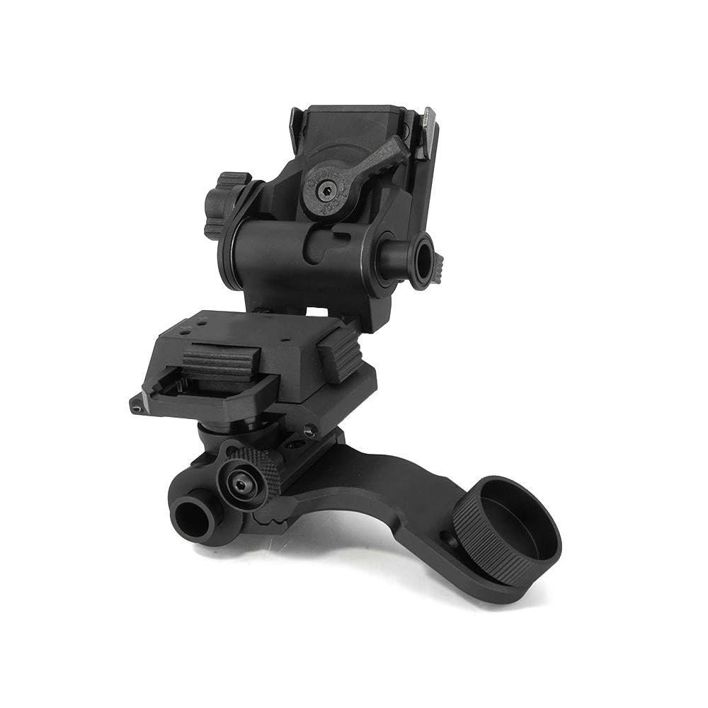 Metal Helmet NVG Mount with PVS-14 Arm Tactical NVG Mount Combo, Black