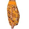 Beach Pants for Women Cover Up Petite Palazzo Pants for Women Boho Floral Print High Waist Wide Leg Lounge Casual African Print Harem Hippie Loose Lounge Pant Bohemian Clothes for Women Plus Size view 2