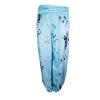 Beach Pants for Women Petite Plus Size Women's Loose Wide Leg Palazzo Pants Elastic Waist Beach Harem Pants Trousers Hippie Clothes for Women Plus Size Hippie Palazzo Pants Boho Joggers view 3