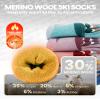 OutdoorMaster Merino Wool Ski Socks for Kids, Boys & Girls, Thermal Winter Warm Snowboarding Socks for Cold Weather view 3