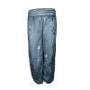 Boho Jumpsuit for Women Petite Dressy Womens Slit Wide Leg Pants Casual Hippie Beach Boho Pilate Flowy Palazzo Yoga Pants Bohemian Clothes for Women Vintage Hippie Palazzo Pants Boho Joggers view 4