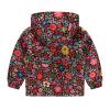 NineFit Basics Baby Girl Rain Jacket Baby Girls Hooded Jacket Floral Pattern Coat Windbreaker for Spring/Autumn Baby Rain Coat (Red, 18-24 Months) view 2