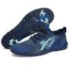 WateLves Water Shoes Mens Womens Beach Swim Shoes Quick-Dry Aqua Socks Pool Shoes for Surf Yoga Water Aerobics (C/Treasure Blue, 40) view 2