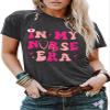 PERSOVERSIA Nurse Shirts for Women in My Nurse Era Shirt Funny Nurse Life Nurse Week Gift T-Shirt Short Sleeve Tee Top,Deep Gray S view 1