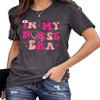 PERSOVERSIA Nurse Shirts for Women in My Nurse Era Shirt Funny Nurse Life Nurse Week Gift T-Shirt Short Sleeve Tee Top,Deep Gray S view 2