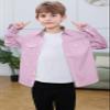 SANGTREE Boys Cotton Button Down Shirts Long Sleeves Western Shirt with Double Chest Pockets, Pink, 10-11 Years = Tag 170 view 2
