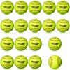WinnerWhy 18 Pcs Sports Practice Softballs Leather Covered Training Ball Slow Pitch Softball Balls for Games, Practice and Training(12 Inch) view 1