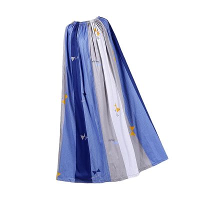 Aosekaa Portable Changing Room Privacy Shelter Changing Cover up Changing Tent for Beach Who Need to Change Outdoors Swimmers, Blue Stripes, 1.5m