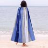 Aosekaa Portable Changing Room Privacy Shelter Changing Cover up Changing Tent for Beach Who Need to Change Outdoors Swimmers, Blue Stripes, 1.5m view 4