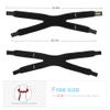 Haofy Adjustable Knee Support Brace Strap Band for Cycling, Running, Trekking, Black Polyester Neoprene view 3