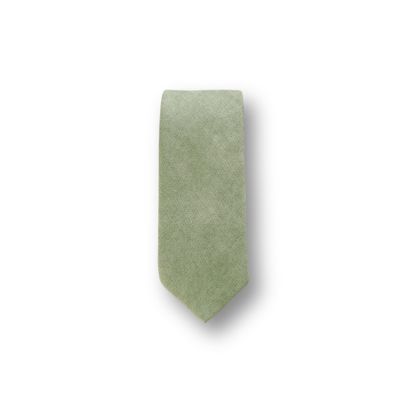London Jae Apparel Neckties for Men - Floral & Plain Styles Neck Ties - Wedding Groomsmen Outfit Accessories for Adults (Plain, Dusty Sage)
