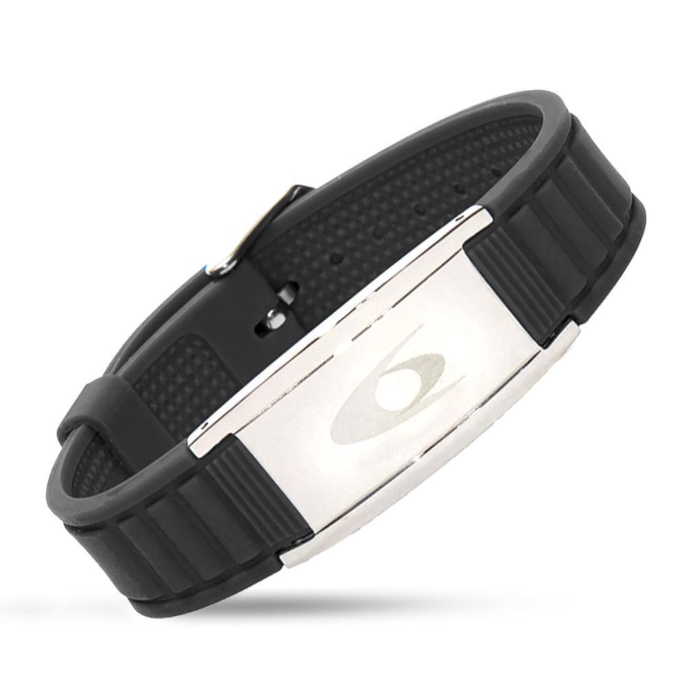 EMF BodyBand Plus+ Bracelet - Holistic Wellness Harmonizer Wristband for Men and Women (Black)