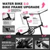 OTELETE Water Bikes 2.0 Inflatable Water Bikes for Lake Inflatable Floating Water Bicycle Enjoy Fun Water Sports(Pink Black+Mat) view 3
