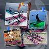 OTELETE Water Bikes 2.0 Inflatable Water Bikes for Lake Inflatable Floating Water Bicycle Enjoy Fun Water Sports(Pink Black+Mat) view 4